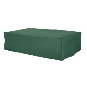Outsunny Patio Sectional Lounge Set Cover, 97"x65"x26", Heavy Duty Waterproof Outdoor Furniture Sofa Cover, Dark Green