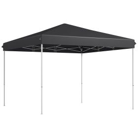 Outsunny Canopy Tent: Versatile 13x13 Pop Up with Easy Height Adjustment and Wheeled Carry Bag in Gray|