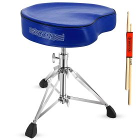 5Core Drum Throne Padded Guitar Stool Saddle Drummer Seat for Adults & Kids