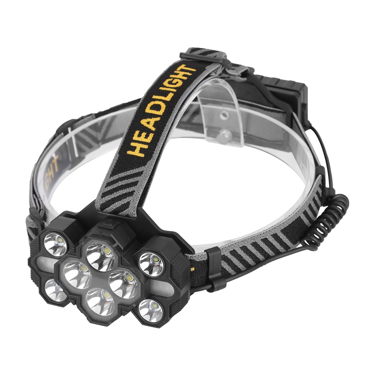 LED Headlamp 8 Lighting Modes Rechargeable Headlights IP44 Waterproof Rotatable Headlights For Hiking Rescuing Camping LED Headlamp 8 Lighting Modes Rechargeable Headlights IP44 Waterproof Rotatable Headlights For Hiking Rescuing Camping