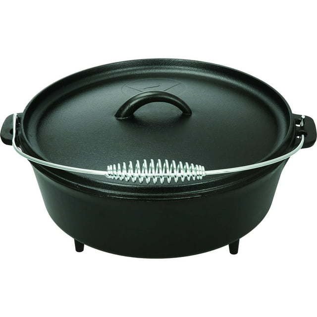 5-Quart Cast Iron Dutch Oven with Spiral Bail Handle 5-Quart Cast Iron Dutch Oven with Spiral Bail Handle