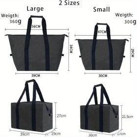 Oversized Foldable Cooler Bag ��� 5.28 Gallon Leakproof Insulated Carrier for Drinks & Perishables