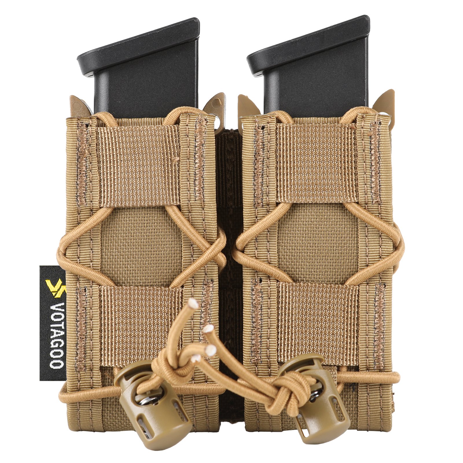 9mm Molle Mag Pouch Open-Top Pistol Mag Pouch Adjustable Mag Pouch Compatible With Various MOLLE Tactical Belts 9mm Molle Mag Pouch Open-Top Pistol Mag Pouch Adjustable Mag Pouch Compatible With Various MOLLE Tactical Belts