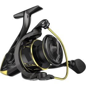 Sharky Spinning Fishing Reel For Saltwater & Freshwater Fishing (Option: Black)