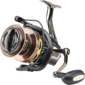 Big Game Surf Spinning Reel, 44LB Max Drag Saltwater Fishing Reel (Option: Black)
