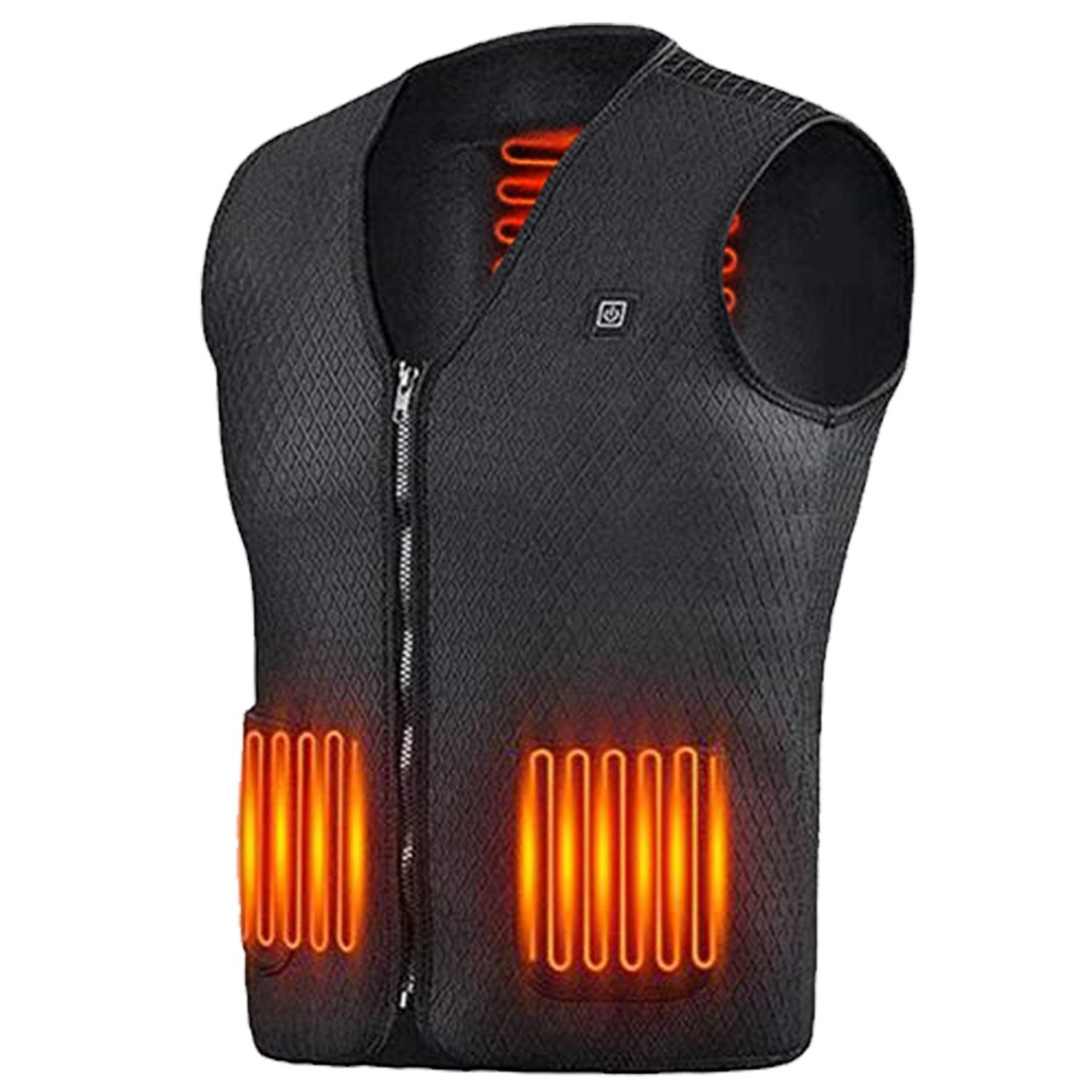 Heat Jacket Vest 3 Heating Gear Adjustable USB Heated Vest Warm Heat Coat Vest Heat Jacket Vest 3 Heating Gear Adjustable USB Heated Vest Warm Heat Coat Vest