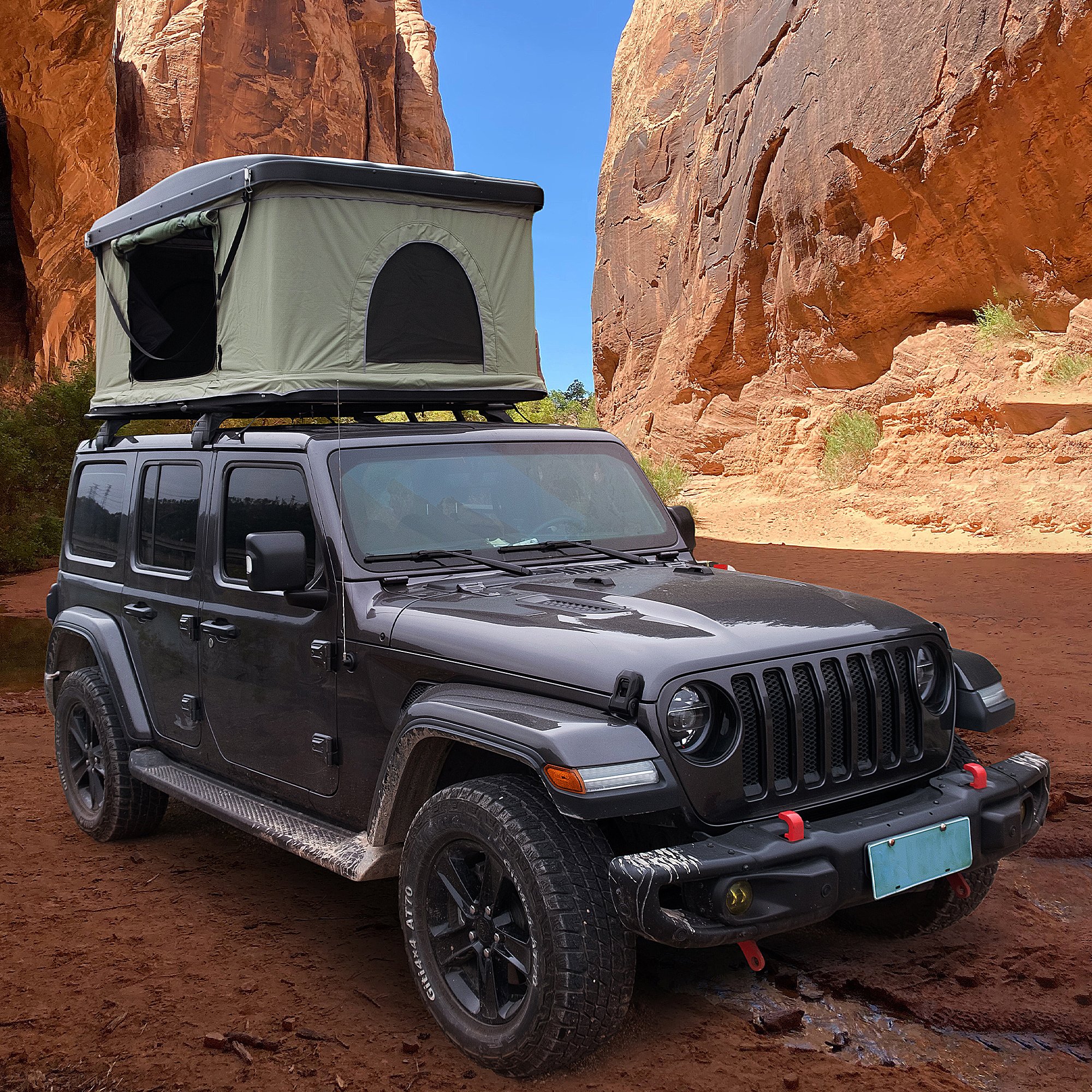 Trustmade Hard Shell Rooftop Tent 2mins Setup 100% Waterproof 50mm Mattress Pick Up Available Trustmade Hard Shell Rooftop Tent 2mins Setup 100% Waterproof 50mm Mattress Pick Up Available