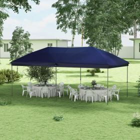 10' x 19' Pop Up Canopy with Easy Up Frame (Option: Blue-1370x370x230 mm)