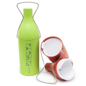 2 Pack Wine Traveler Set (Option: Green and Orange)